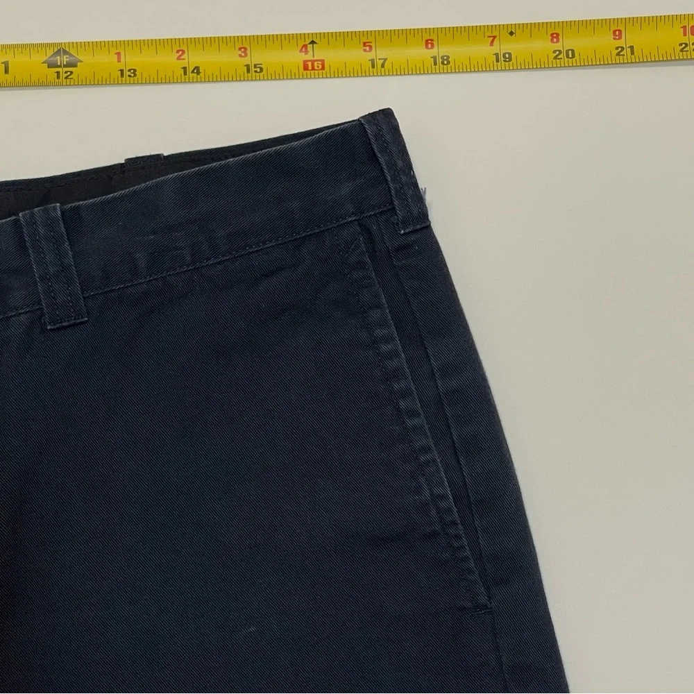 J. Crew Gramercy Men's Navy 100% Cotton Chino Shorts Size 34 W